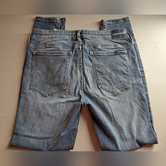 Calvin Klein Blue Jeans CKJ001 Super Skinny Size 8/28 - Picture 8 of 11